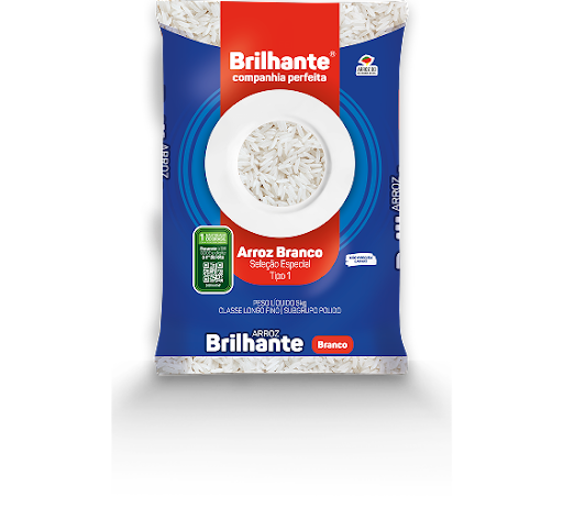 Arroz Brilhante Brasileño (1 Kg)