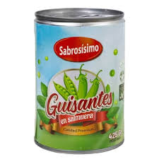 GUISANTES EN SALMUERA 425G SABROSISIMOS