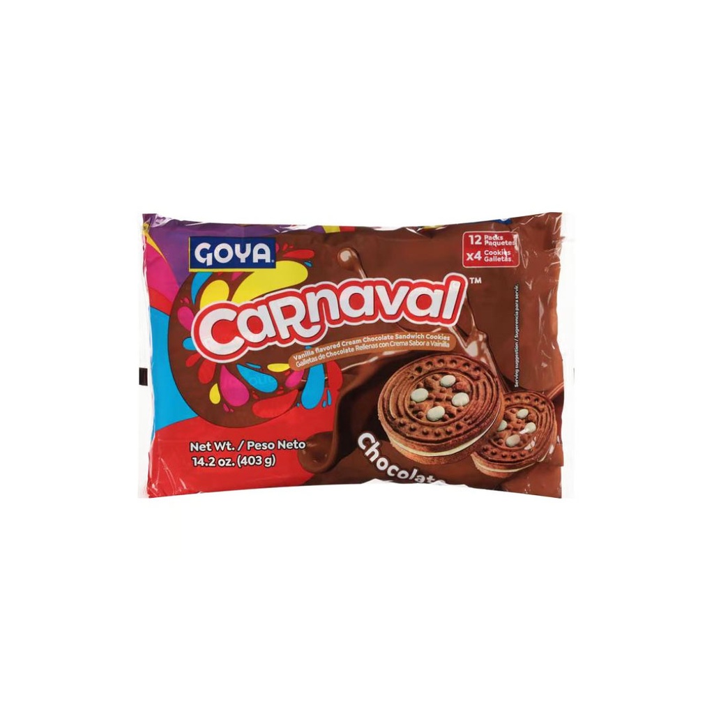 GALLETAS GOYA CARNAVAL CHOCOLATE
