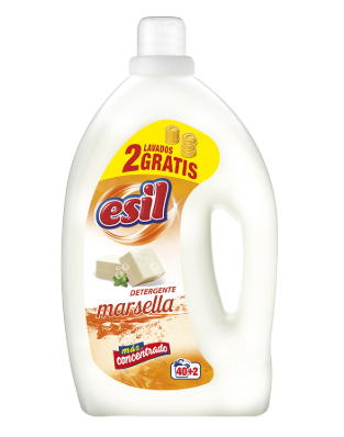 DETERGENTE LÍQUIDO ESIL MARSELLA 40+2 LAVADOS (2.6 LTS)