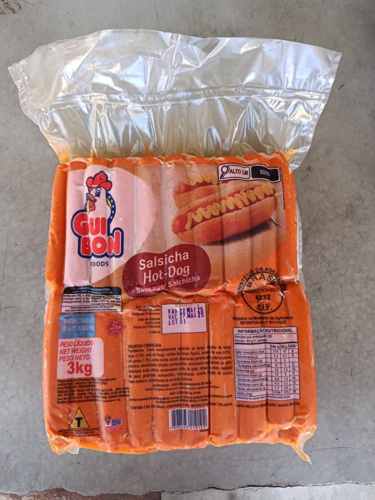 Salchicha de Pollo 3kg