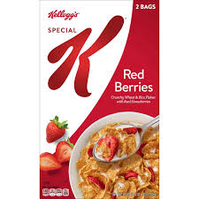 Cereal de fresas con arándanos Kellogg's (60 ct)