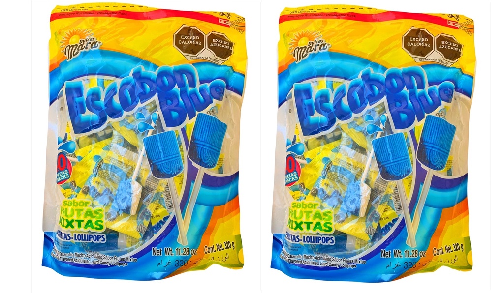 Paletas Escobón Blue (40 piezas) 