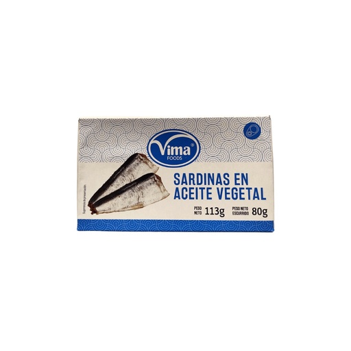 Sardinas en Aceite Vima (113 g)