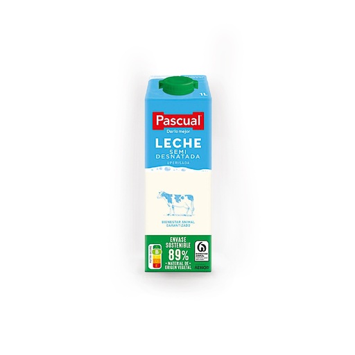 Leche Semidesnatada Pascual (1 L)