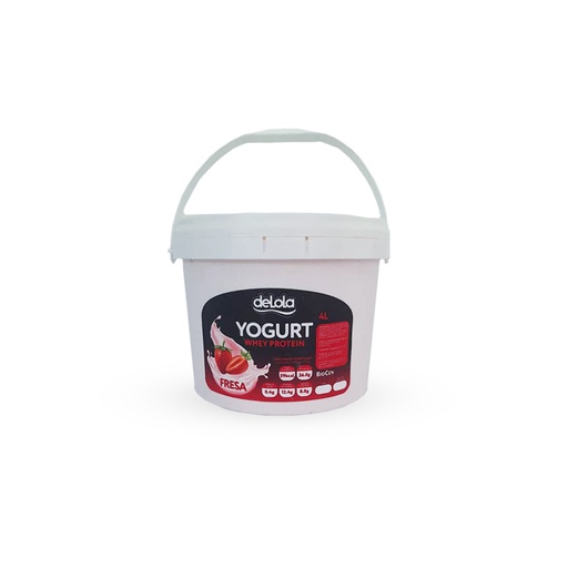 Yogurt con Whey Protein, sabor fresa (4 L)