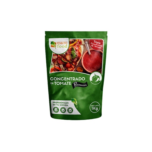 Triple Concentrado Pasta de Tomate PREMIUM (2.2 Lb / 1 Kg)