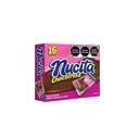 Chocolate Nucita Fresa 16 piezas. Pack de dos cajas