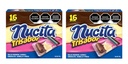 Pack de 2 cajas de Chocolate Nucita Trsabor (Fresa-Vainilla-Chocolate) 2x16 piezas.